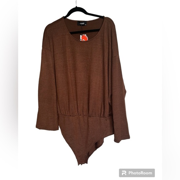 Cider Tops - Brown Bodysuit